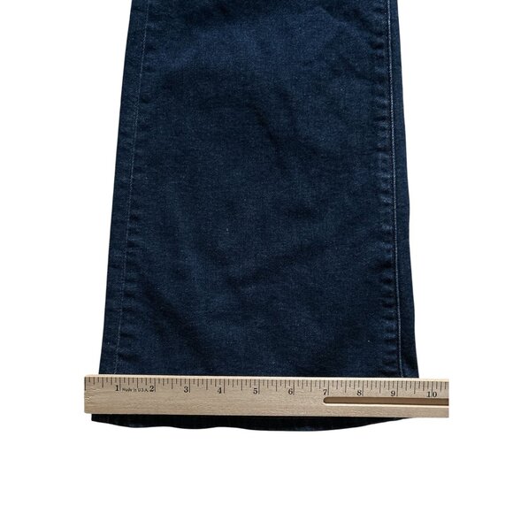 LOFT Womens The Slim Flare Jeans 28 High Rise Dark Wash Classy Boho Festival - Picture 8 of 9